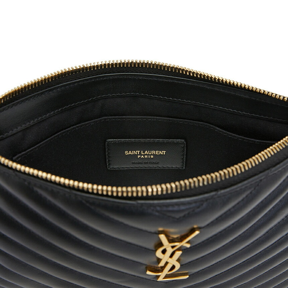 SAINT LAURENT PARIS Clutch Pouch Bag - Picture 8 of 8